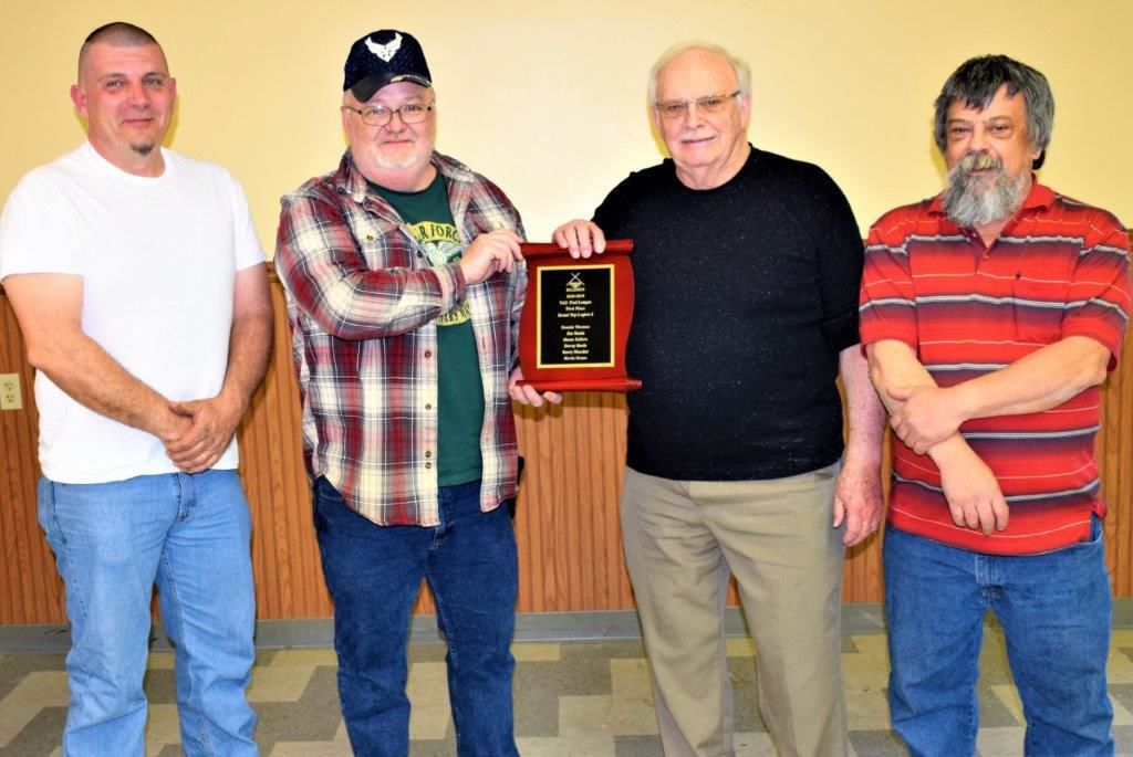 Broad Top Pool League Award presented